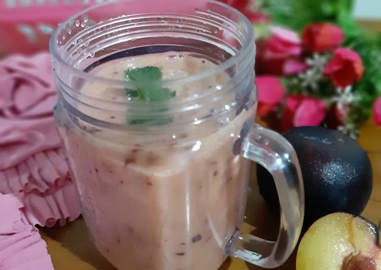 Resep Plum smoothie Anti Gagal