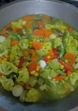 Foto resep Capcay tanpa daging ala natly