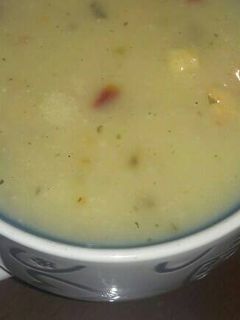 صورة لوصفة شوربه الخضار الكريميه