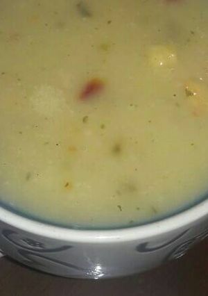 A picture of Creamy Vegetable Soup.