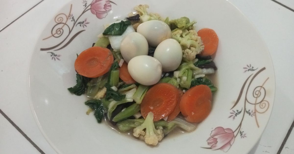 Capcay Telur Puyuh