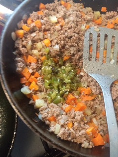 Una foto de Picadillo a la mexicana con verduras