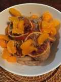 Chuletas en Maridaje de Mandarina y Naranjas
