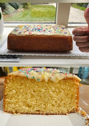 Φωτογραφία της συνταγής Pound Cake με γλάσο εσπεριδοειδών