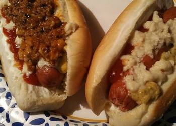 Easiest Way to Prepare Yummy Hotdogs and Horseradish Sauce
