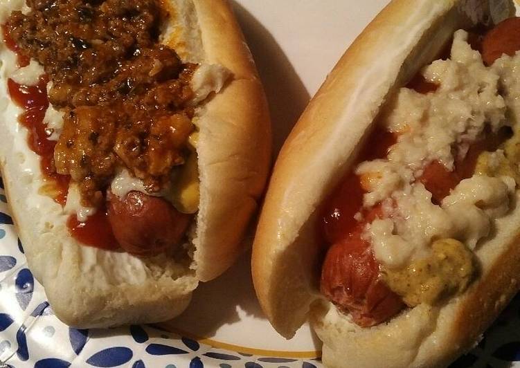 Hotdogs and Horseradish Sauce