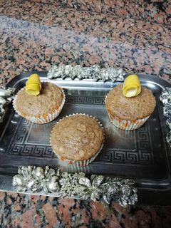 صورة لوصفة كب كيك بالشوكولاتة والبرتقال صيامي 🤔🍊🍫