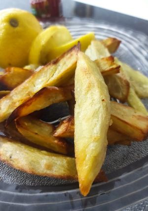 Una foto de Batata extra crujiente... triple cocción !!