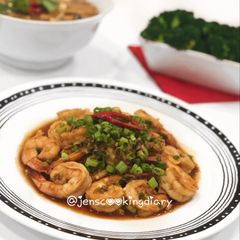 A picture of Butter Garlic Fried Prawns.