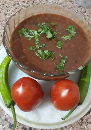 A picture of Rajma without Onion.