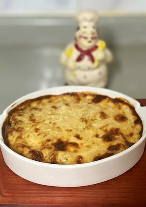 صورة لوصفة مكرونة بالباشميل 🍝