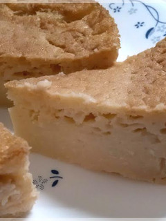 蜂蜜優格雙層蛋糕♥簡易的偽。魔法蛋糕 的食譜成品照片
