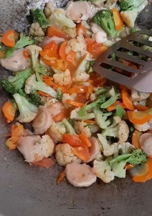 Foto resep Tumis Wortel Kembang kol gampang