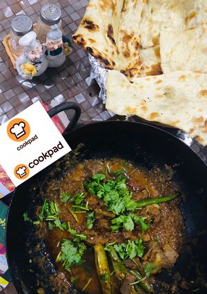 A picture of Dhaba mutton karhai.
