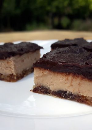 Nyers avokádós-gesztenyés szelet (glutén-, tej-, tojásmentes) recept fotója