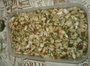Una foto de Porotos al escabeche