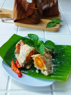 Foto resep Botok Telur Asin