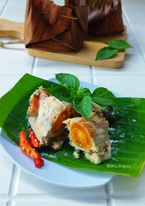 Foto resep Botok Telur Asin