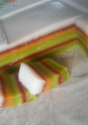 Foto resep Kueh lapis tepung tapioca dn tepung beras