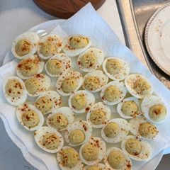 A picture of Rhonda’s Deviled Eggs.