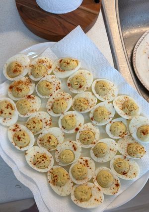 A picture of Rhonda’s Deviled Eggs.