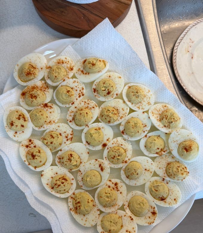 A picture of Rhonda’s Deviled Eggs.