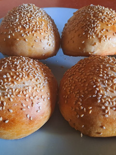 Una foto de Pan para hamburguesa