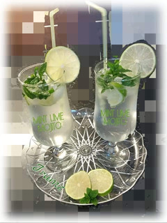 A picture of 🍈🌿Mint Lime Mojito🌿🍈.