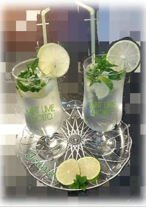 A picture of 🍈🌿Mint Lime Mojito🌿🍈.