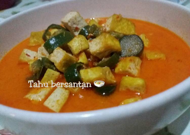 Resep Tahu Bersantan, Enak Banget