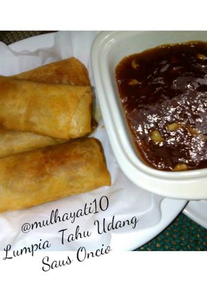 Foto resep Lumpia Tahu Udang Saus Oncio
