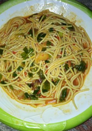 A picture of Spaghetti.