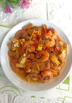 Foto resep Balado Udang & Tahu