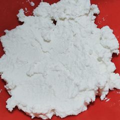 A picture of Homemade cream cheese.