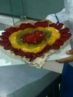 Una foto de Pavlota de frutas😍