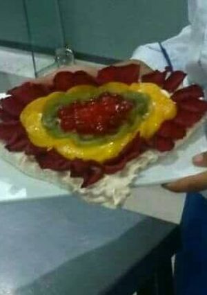 Una foto de Pavlota de frutas😍