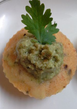 A picture of Idli cupcakes.