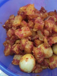 Foto resep Kentang Telur Puyuh Balado