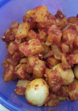 Foto resep Kentang Telur Puyuh Balado
