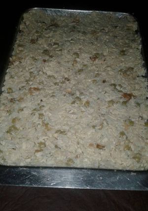 Una foto de Mayonesa de ave con arroz