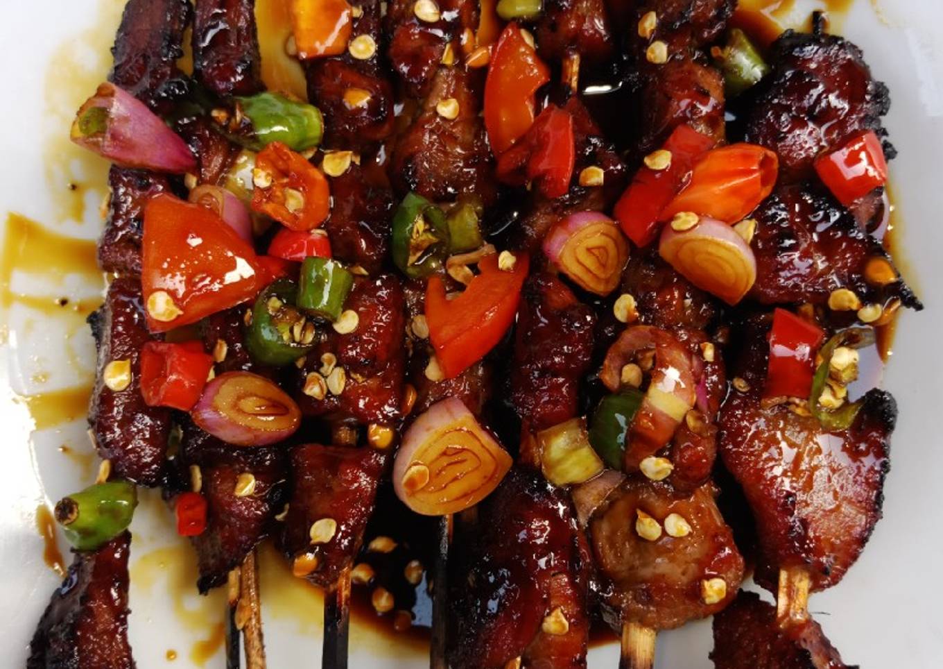 Sate kambing bumbu kecap