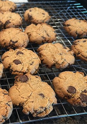 Foto resep Almond flour Chocochip cookies