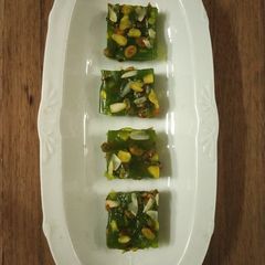 A picture of Bombay Halwa.