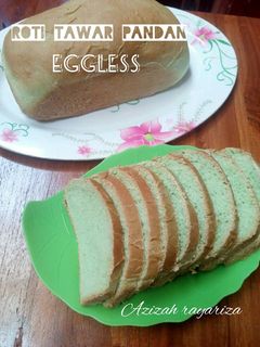 Foto resep Roti tawar pandan eggless