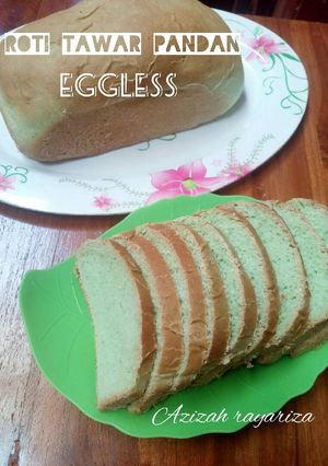 Foto resep Roti tawar pandan eggless