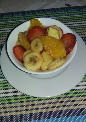 صورة لوصفة سلاطة فواكه متنوعة