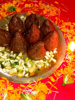 A picture of Chocolate Mawa Modak.