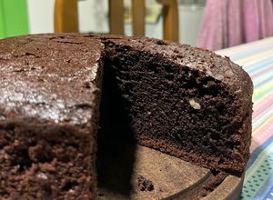 Una foto de Budín de Cacao Amargo y Café (y Almendras)
