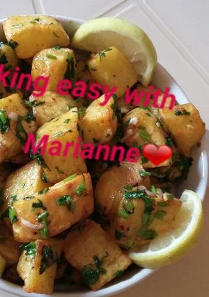 صورة لوصفة البطاطا الحرة / hot potatoe