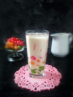 Foto resep Rainbow Boba Milk Tea